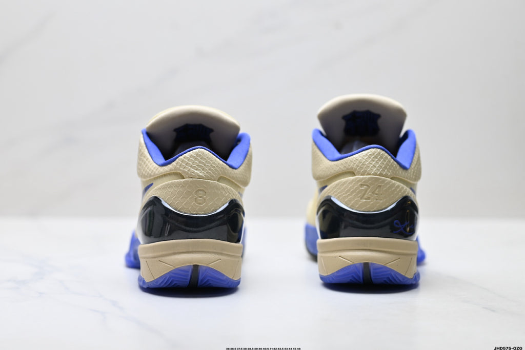 Nike Kobe Cream Blue Textured basketball shoes, product detail photo 5