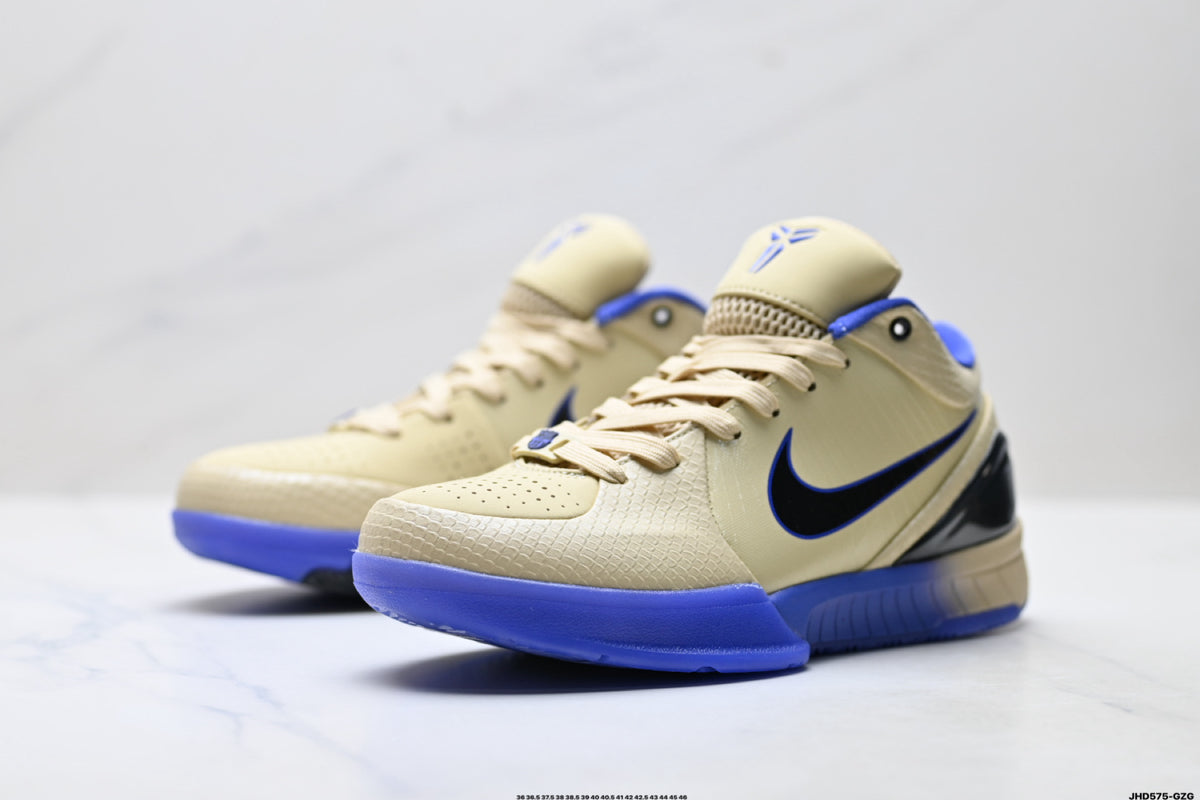 Nike Kobe Cream Blue Textured basketball shoes, product detail photo 9