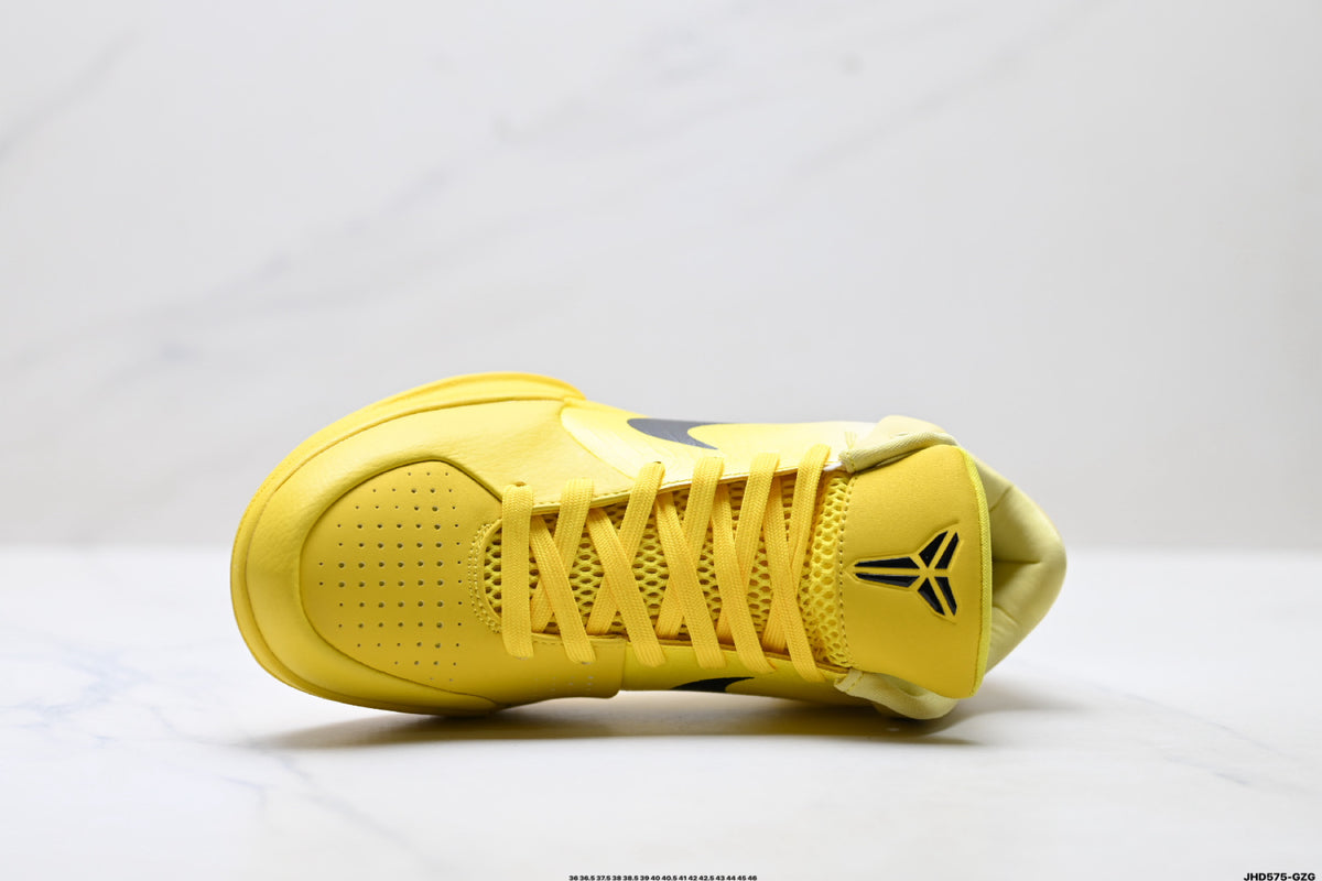 Nike Kobe Yellow Black basketball shoes, product detail photo 2