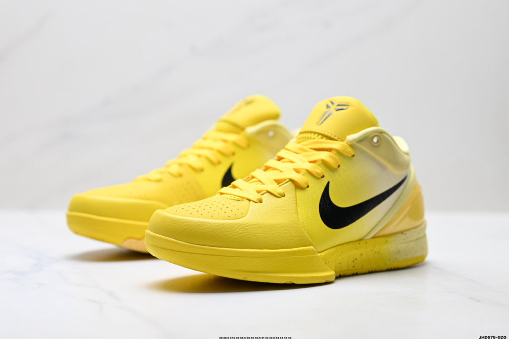 Nike Kobe Yellow Black basketball shoes, product detail photo 4