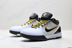 Nike Kobe White Black Gold basketball shoes, product detail photo 4