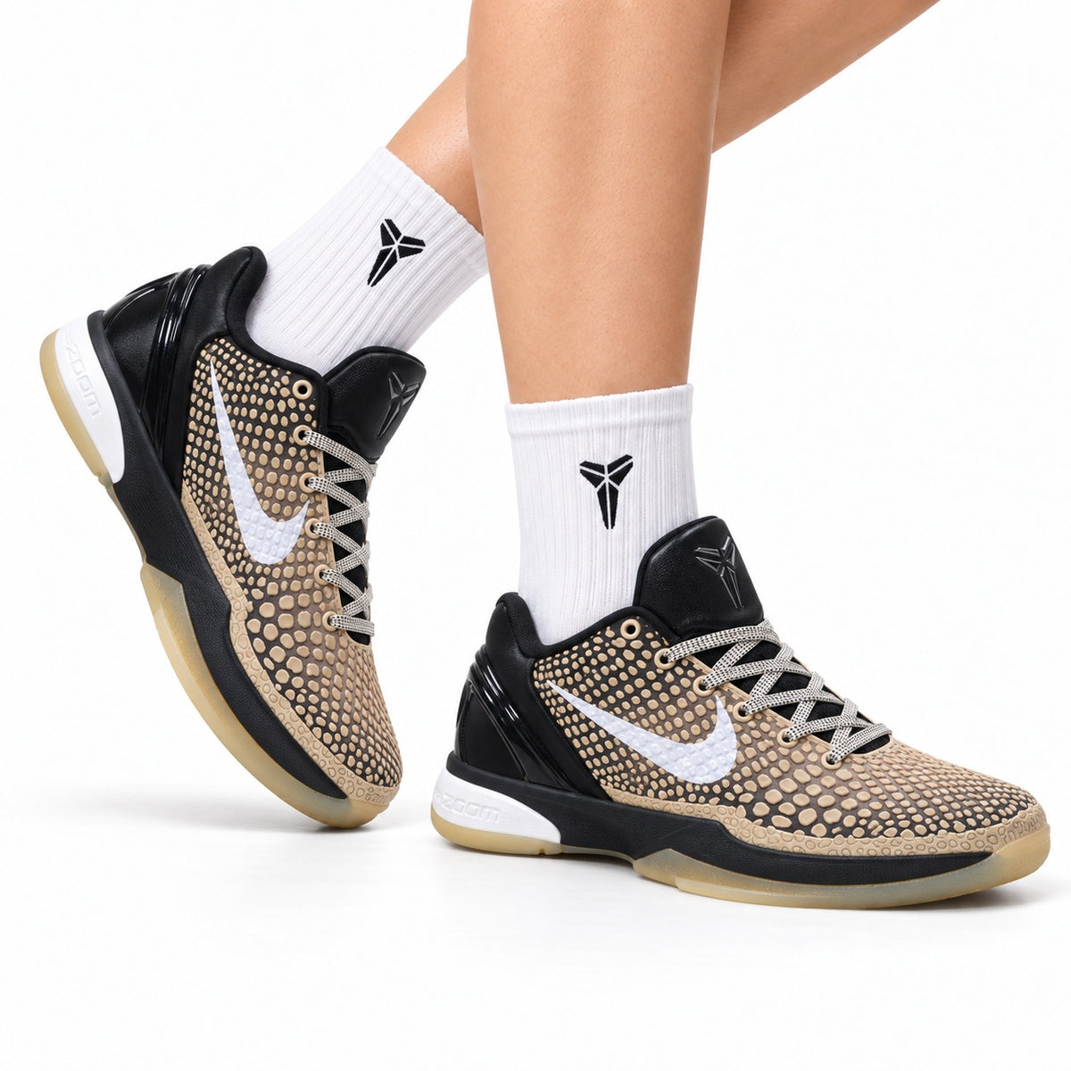 Nike Kobe 6 Protro Low-Top Basketball Shoes – Sand Gold