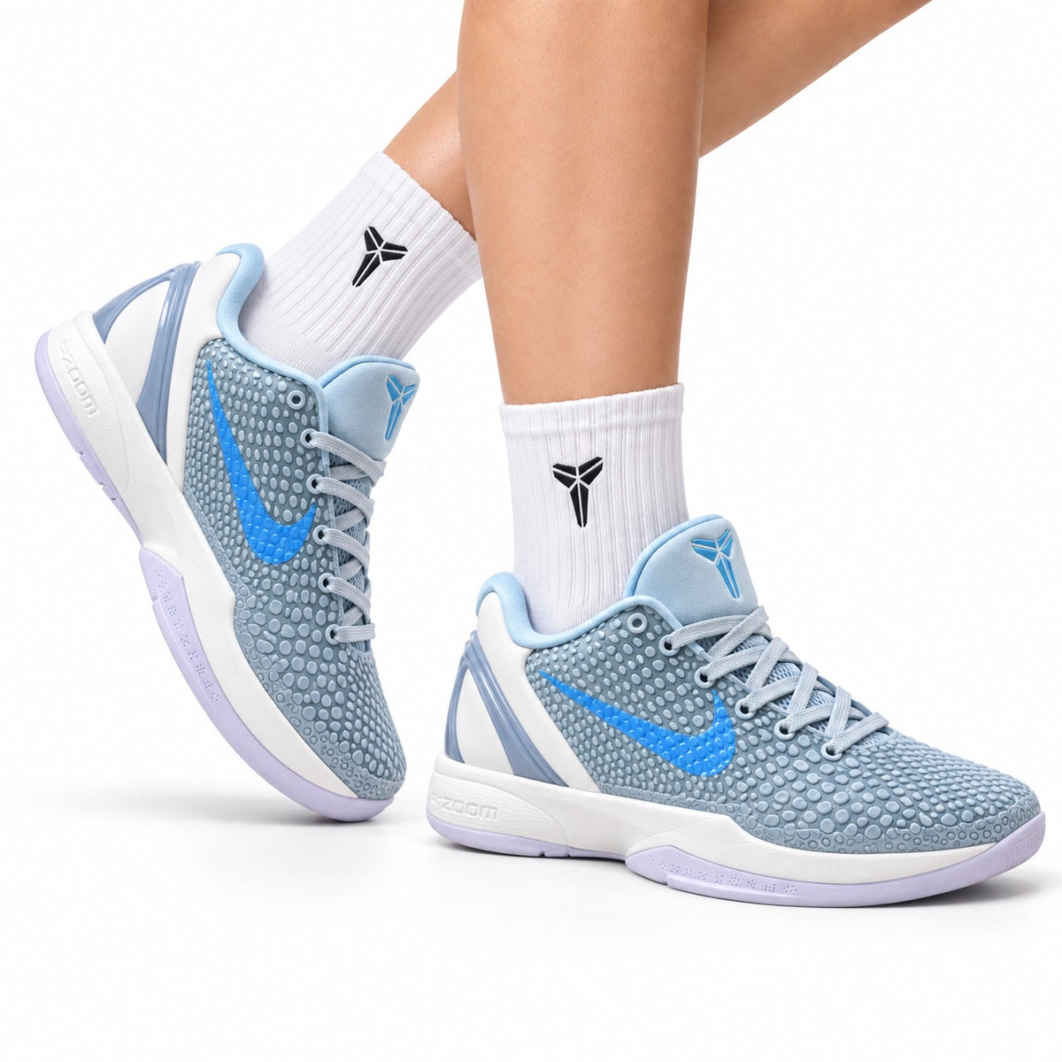Nike Kobe 6 Protro Low-Top Basketball Shoes – Ice Blue