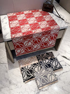 Loewe Style Anagram Pattern Scarf product detail 2