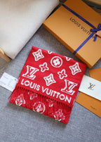 Louis Vuitton Style Monogram Knit Scarf product detail 3