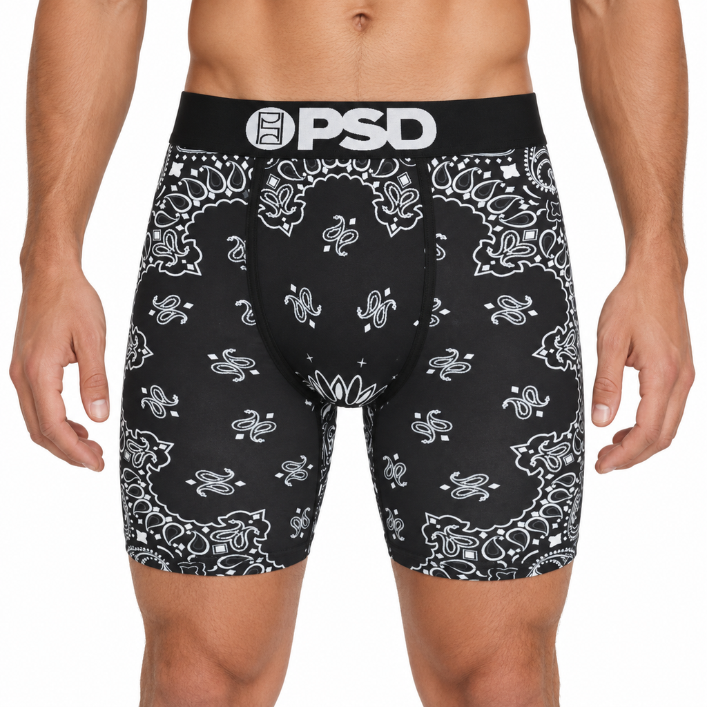 PSD Style Men’s Graphic Athletic Boxer Briefs P17 - P17