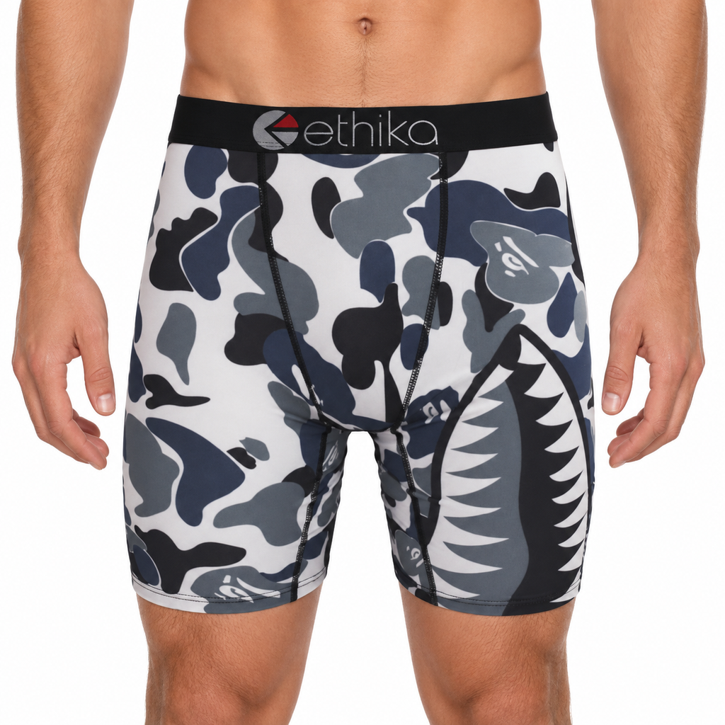 PSD Style Men’s Seamless Print Athletic Boxer Briefs - M131