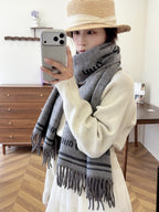 Miu Miu Style All-Over Logo Fringe Scarf product detail 5