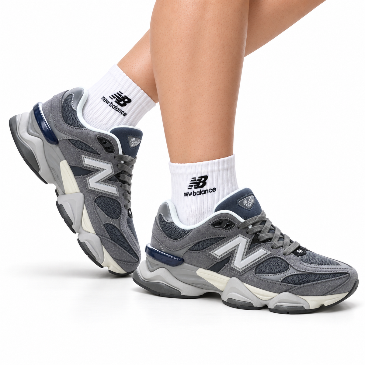 New Balance 9060 Retro Lifestyle Sneakers – Grey