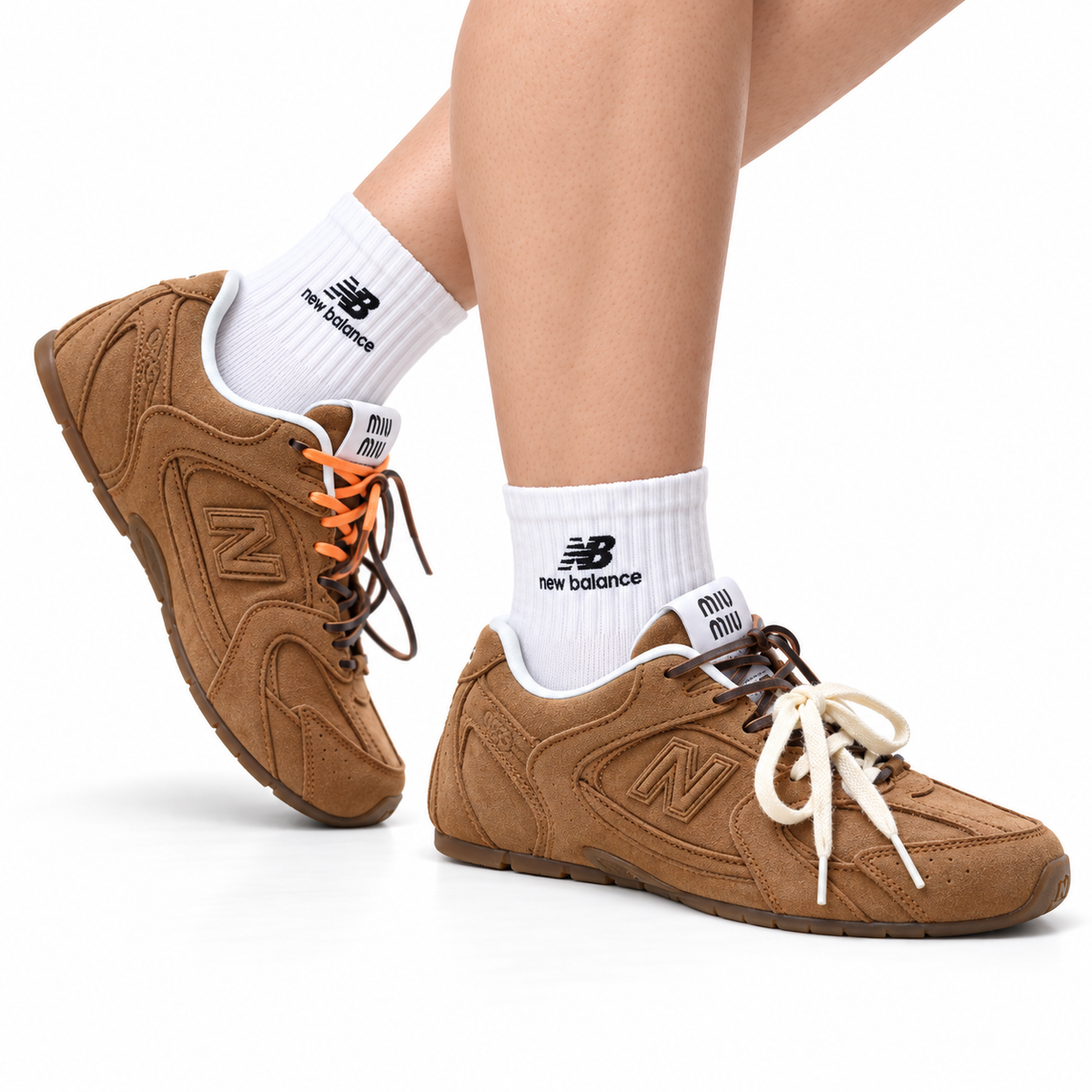 530 SL Retro Sneakers – Caramel Brown