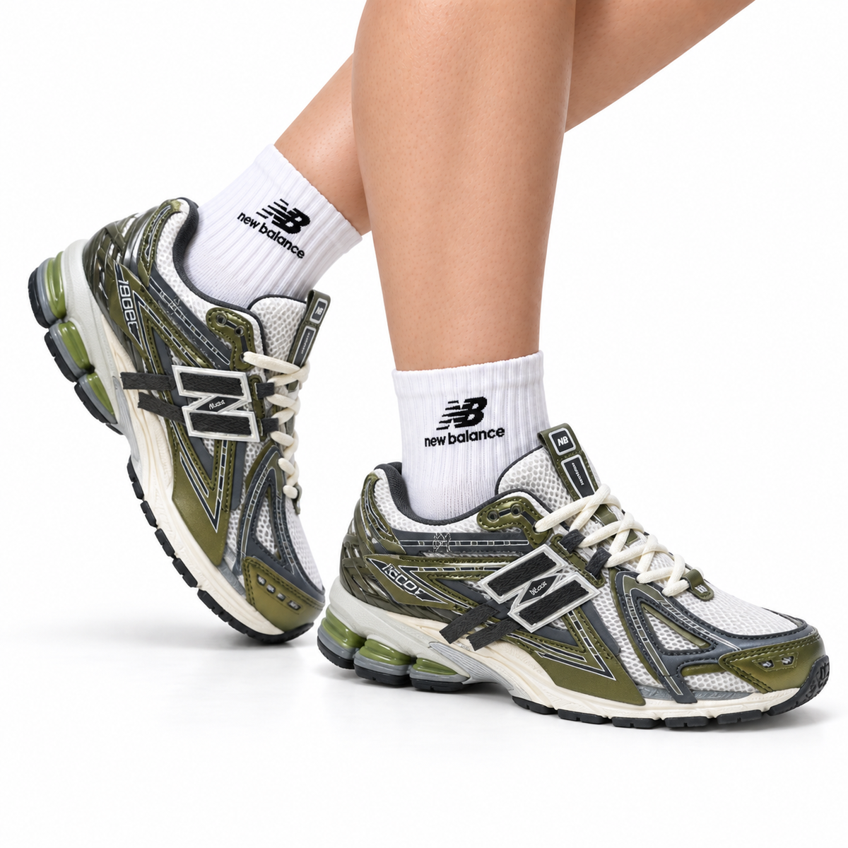 New Balance 1906A Retro Running Shoes – Olive Green