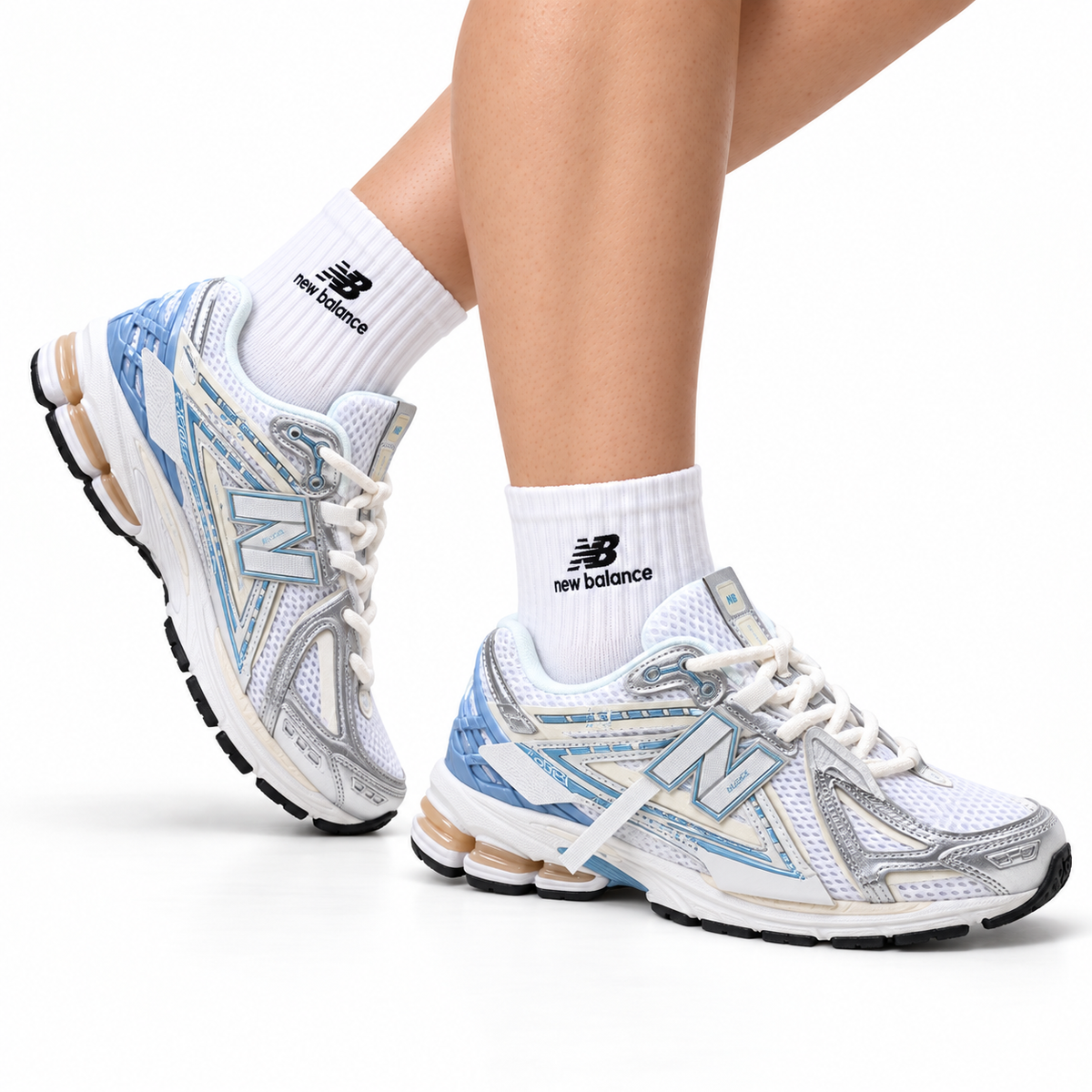 New Balance 1906R Running Shoes - White/Silver Blue