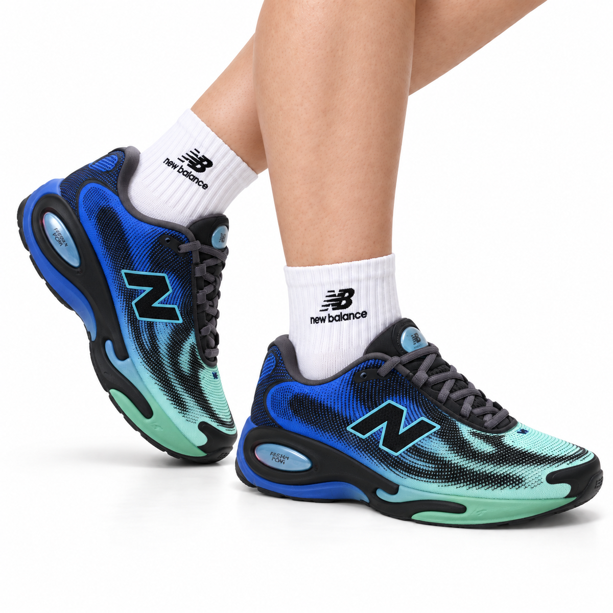 New Balance Fresh Foam Running Shoes - Blue/Black