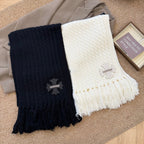 New York Yankees Style Cable-Knit Fringe Scarf product detail 2