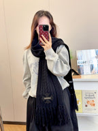 New York Yankees Style Cable-Knit Fringe Scarf product detail 6