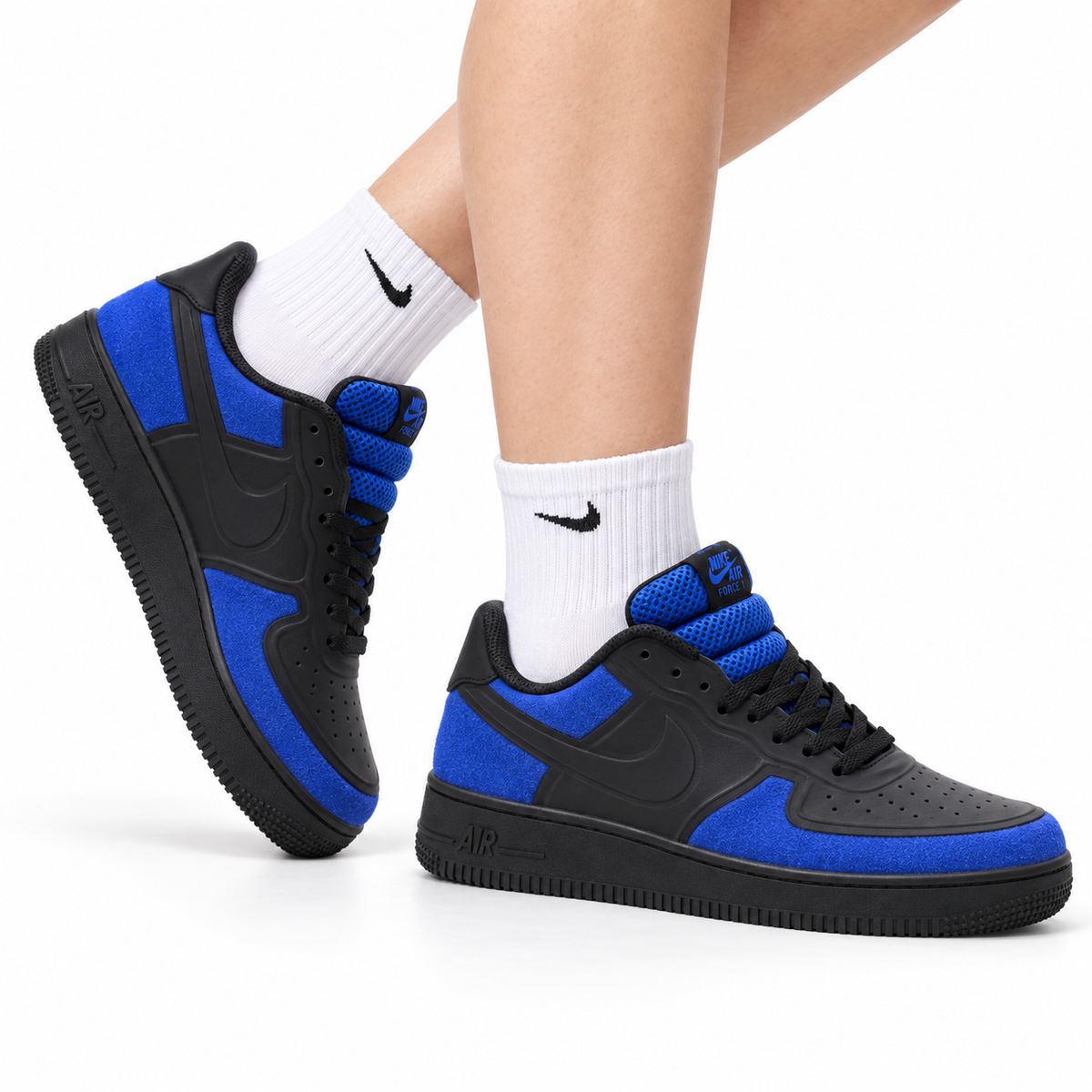 Nike Air Force 1 ’07 Blue Sneakers