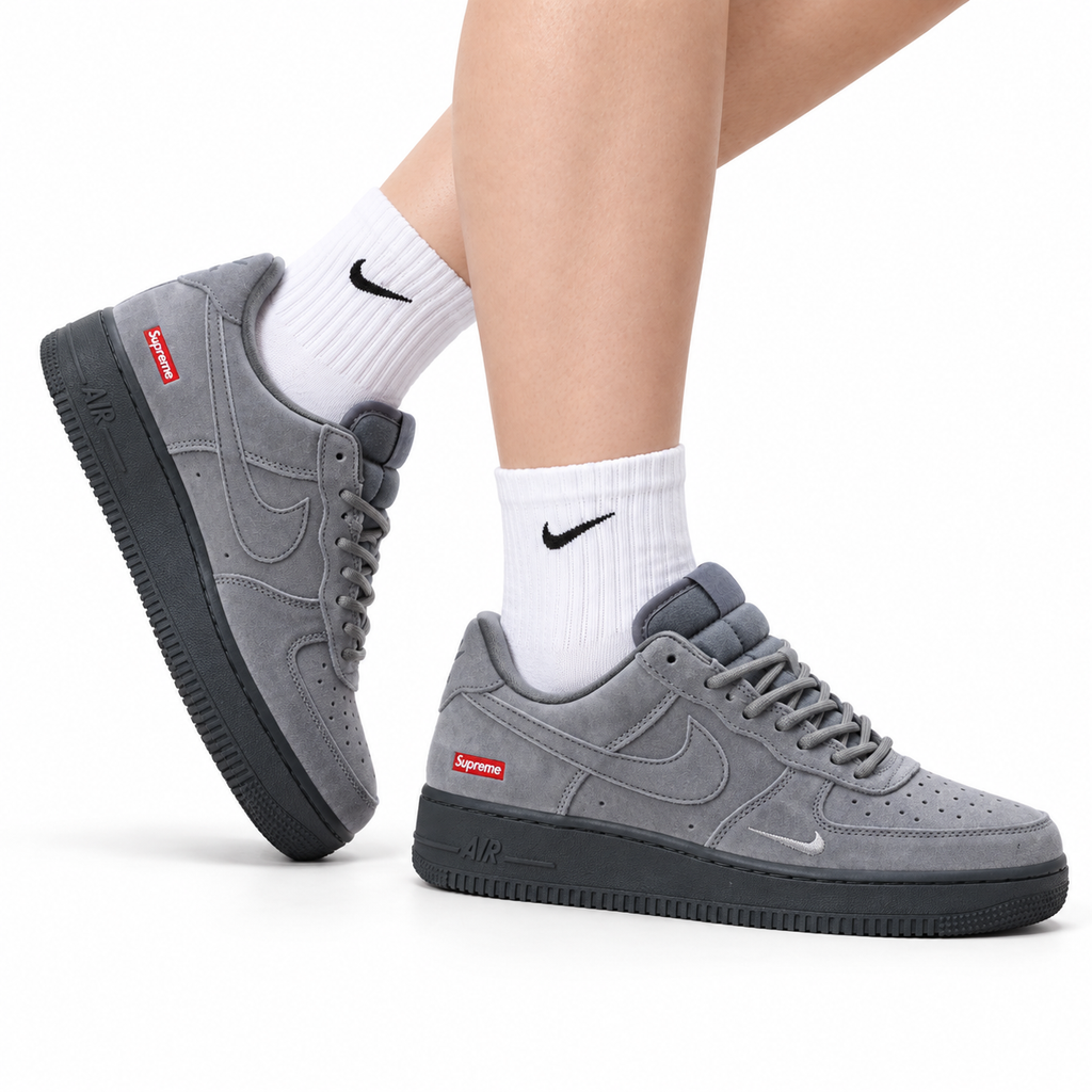 Nike Air Force 1 ’07 Grey Sneakers