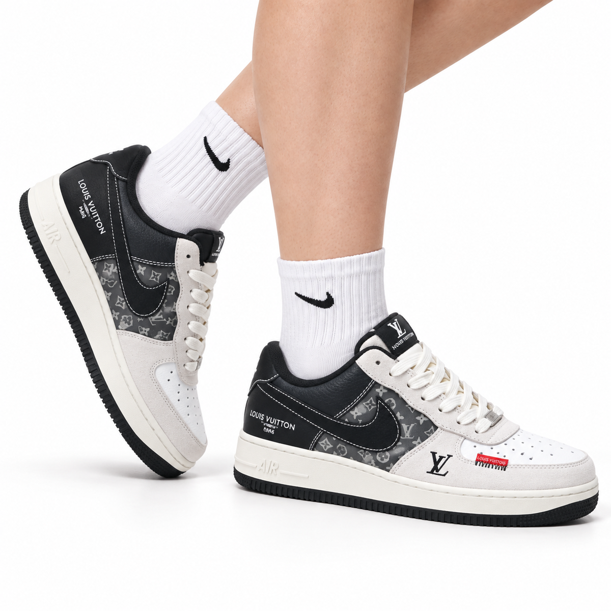 Nike Air Force 1 Low Monogram Style | Premium Leather Sneakers