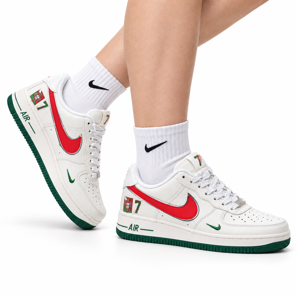 Nike Air Force 1 Low England Edition | White Red Classic Sneakers