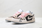 Nike Low-Top Sneakers Beige Black Pink Unisex Style 19 detail view 5