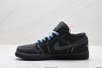 Nike Low-Top Sneakers Black Blue Unisex Style 01 detail view 4
