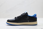 Nike Low-Top Sneakers Black Blue Beige Unisex Collaboration Edition Style 63 detail view 4