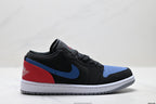 Nike Low-Top Sneakers Black Blue Red Unisex Style 48 detail view 2
