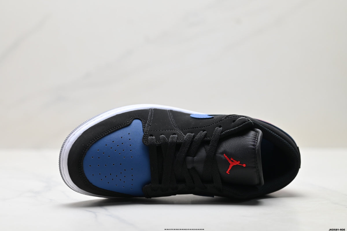 Nike Low-Top Sneakers Black Blue Red Unisex Style 48 detail view 3