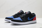 Nike Low-Top Sneakers Black Blue Red Unisex Style 48 detail view 5