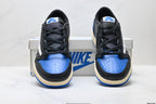 Nike Low-Top Sneakers Black Blue White Unisex Collaboration Edition Style 56 detail view 8