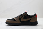 Nike Low-Top Sneakers Black Brown Unisex Style 30 detail view 4
