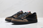 Nike Low-Top Sneakers Black Brown Unisex Style 30 detail view 5