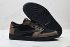 Nike Low-Top Sneakers Black Brown Unisex Style 30 detail view 6
