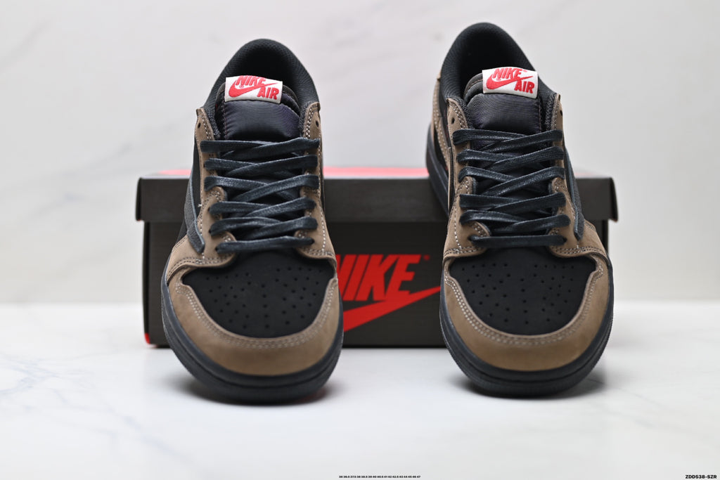 Nike Low-Top Sneakers Black Brown Unisex Style 30 detail view 8