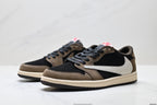 Nike Low-Top Sneakers Black Brown Beige Unisex Style 43 detail view 5