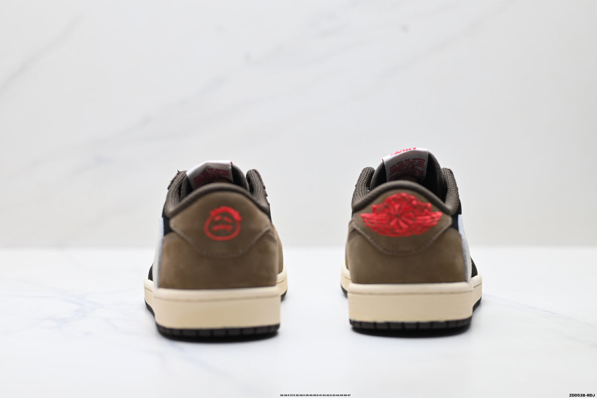 Nike Low-Top Sneakers Black Brown Beige Unisex Style 43 detail view 7
