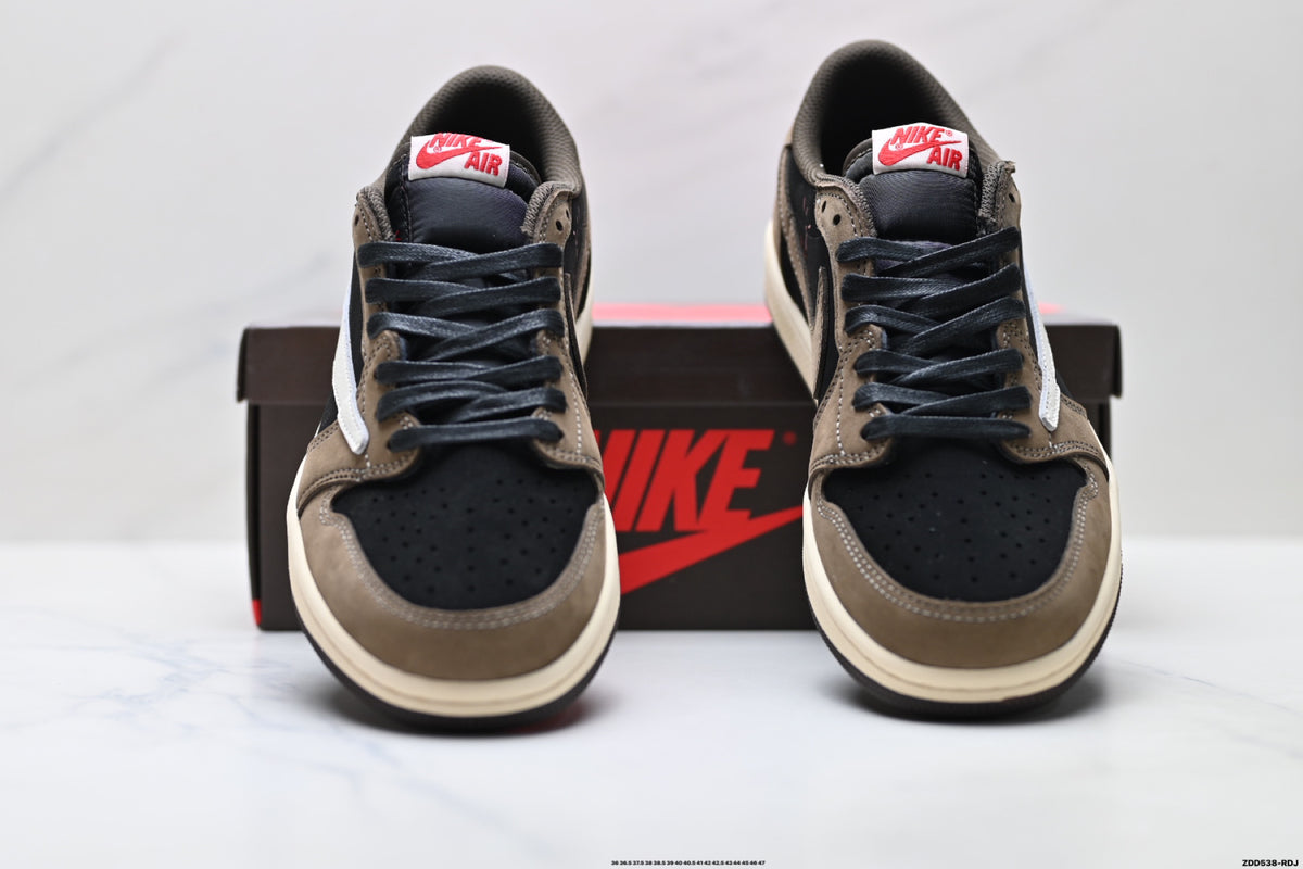 Nike Low-Top Sneakers Black Brown Beige Unisex Style 43 detail view 8