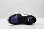 Nike Low-Top Sneakers Black Purple White Unisex Collaboration Edition Style 60 detail view 3