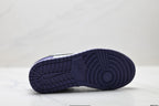 Nike Low-Top Sneakers Black Purple White Unisex Collaboration Edition Style 60 detail view 9