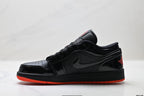 Nike Low-Top Sneakers Black Red Unisex Style 33 detail view 4