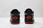 Nike Low-Top Sneakers Black Red Unisex Style 33 detail view 7