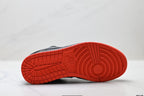 Nike Low-Top Sneakers Black Red Unisex Style 33 detail view 9