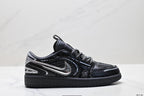 Nike Low-Top Sneakers Black Silver Monogram Unisex Collaboration Edition Style 15 detail view 2
