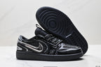 Nike Low-Top Sneakers Black Silver Monogram Unisex Collaboration Edition Style 15 detail view 6