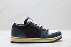 Nike Low-Top Sneakers Black White Purple Unisex Style 49 detail view 2