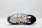 Nike Low-Top Sneakers Black White Purple Unisex Style 49 detail view 3