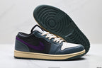 Nike Low-Top Sneakers Black White Purple Unisex Style 49 detail view 6