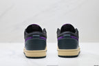 Nike Low-Top Sneakers Black White Purple Unisex Style 49 detail view 7