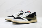 Nike Low-Top Sneakers Black White Red Unisex Style 42 detail view 5
