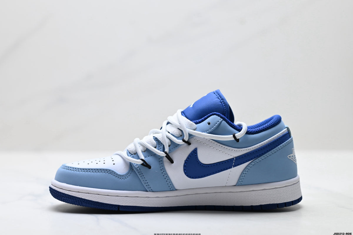 Nike Low-Top Sneakers Blue White Unisex Style 46 detail view 4